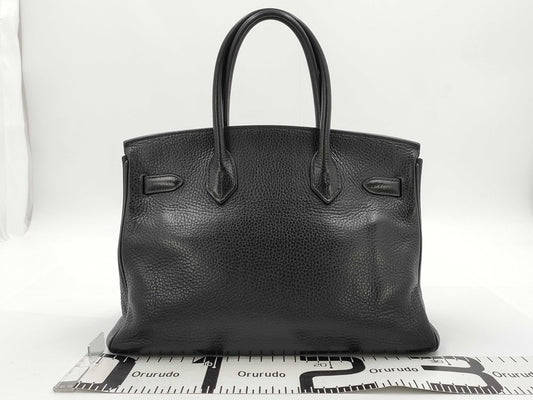 HERMES Birkin 30 Togo Black with Silver Hardware, 2006 Star Mark Handbag