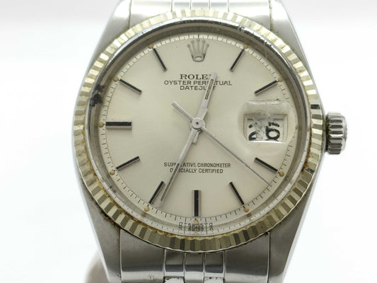ROLEX Datejust 1601 3457725 Silver Dial Unoperated Boys' Watch