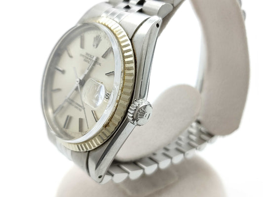 ROLEX Datejust 1601 3457725 Silver Dial Unoperated Boys' Watch