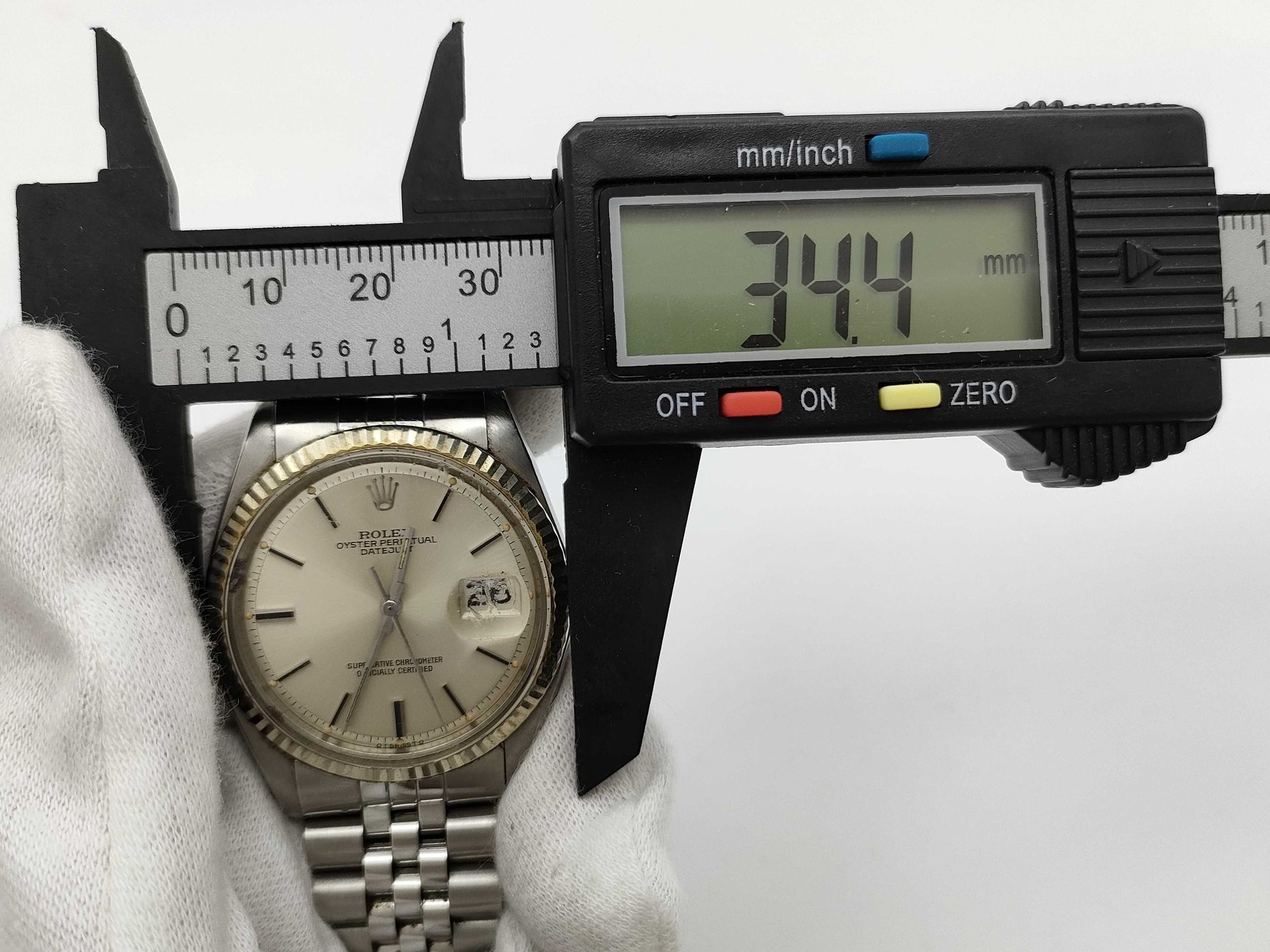 ROLEX Datejust 1601 3457725 Silver Dial Unoperated Boys' Watch