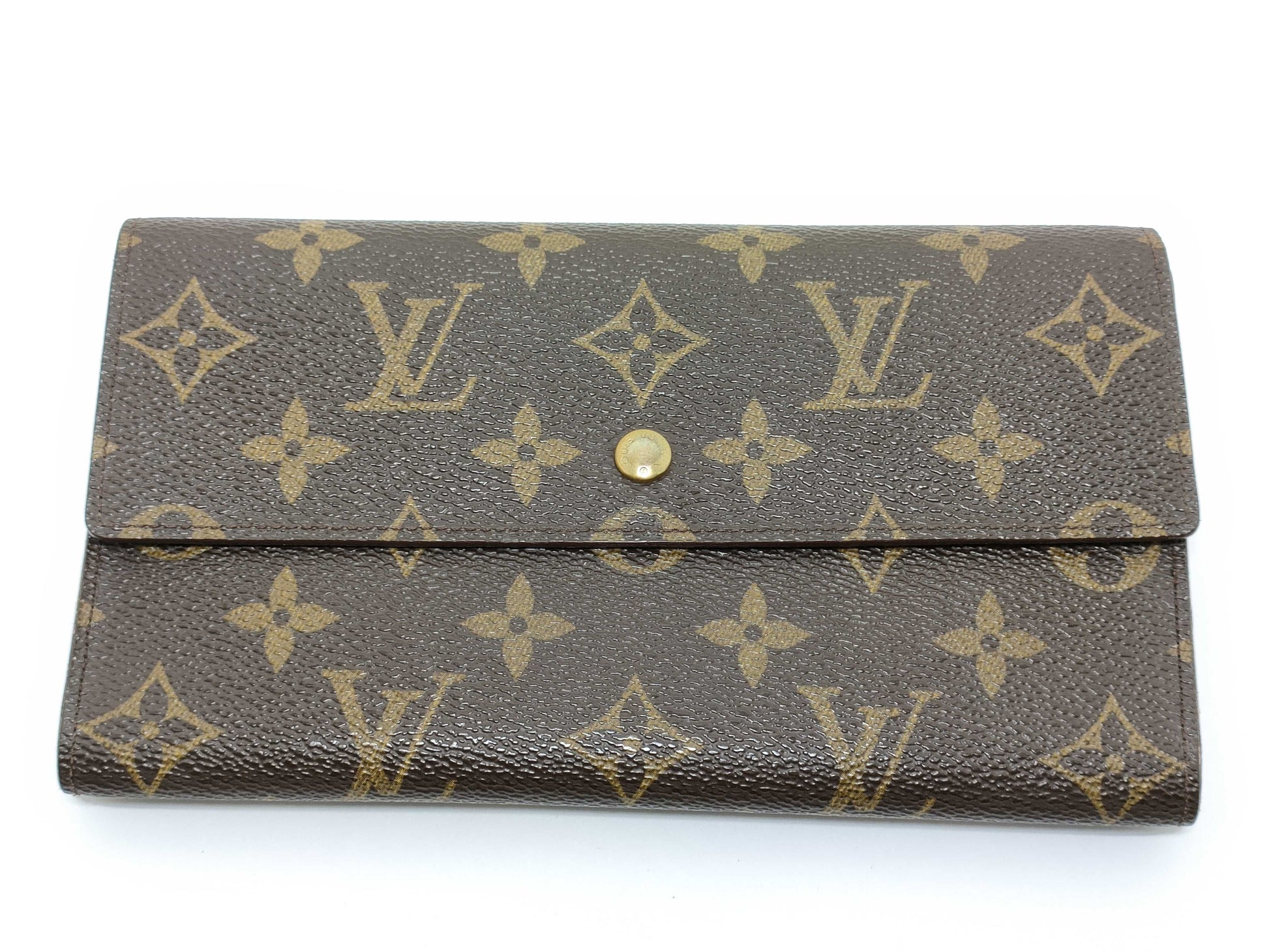 LOUIS VUITTON REID Unconfirmed TH 1926 Monogram Louis Vuitton International M61217 TH1926 Wallet