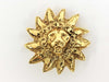 CHANEL Lion Coco Mark Earrings with Calluses, Single Earring