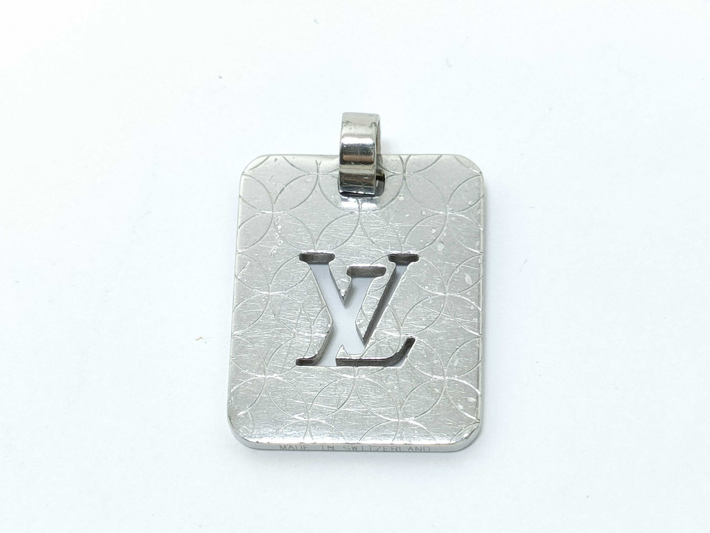 LOUIS VUITTON Champs Elysees Necklace Top Pendant Top