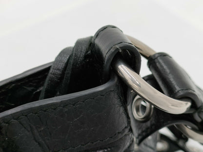 BALENCIAGA 751523 Neo Cagoule Leather Bag