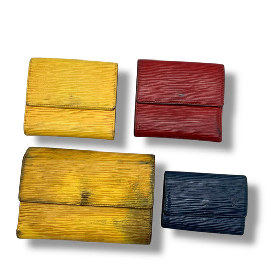 LOUIS VUITTON Epi Wallet and Key Case 4-Piece Set