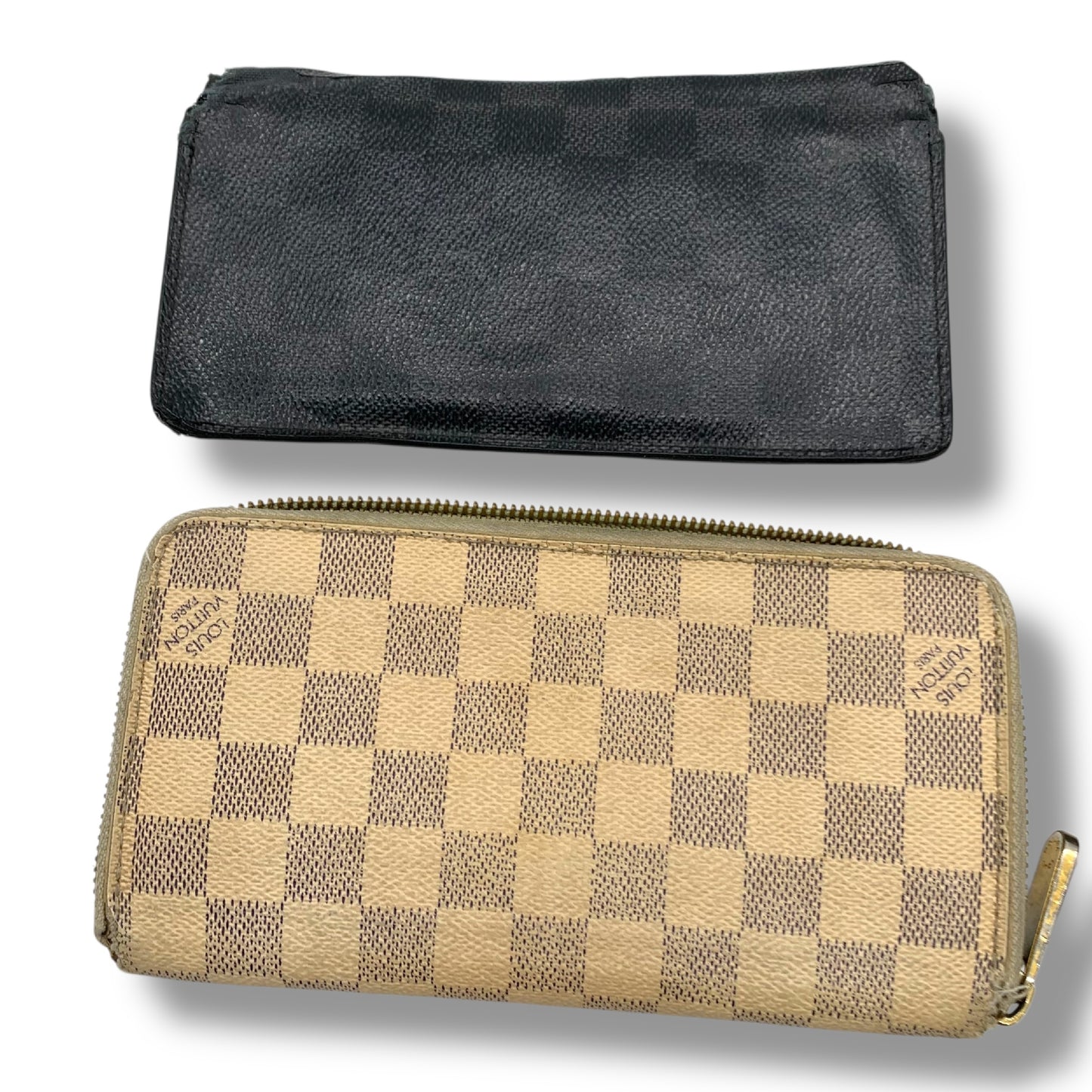 LOUIS VUITTON Damier Wallet, Large Set of Accessories