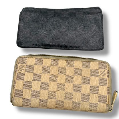 LOUIS VUITTON Damier Wallet, Large Set of Accessories