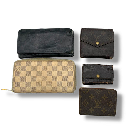 LOUIS VUITTON Damier Wallet, Large Set of Accessories