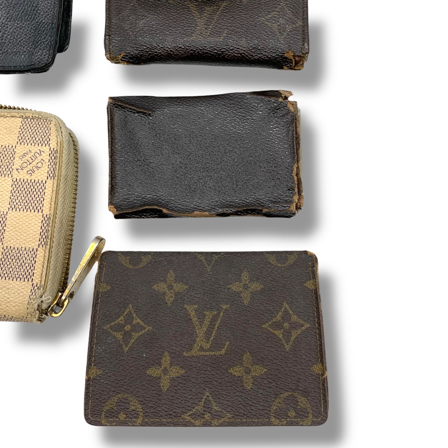 LOUIS VUITTON Damier Wallet, Large Set of Accessories