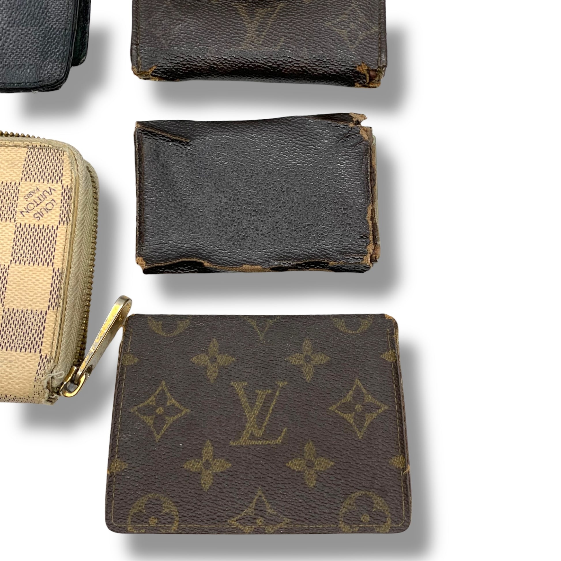 LOUIS VUITTON Damier Wallet, Large Set of Accessories