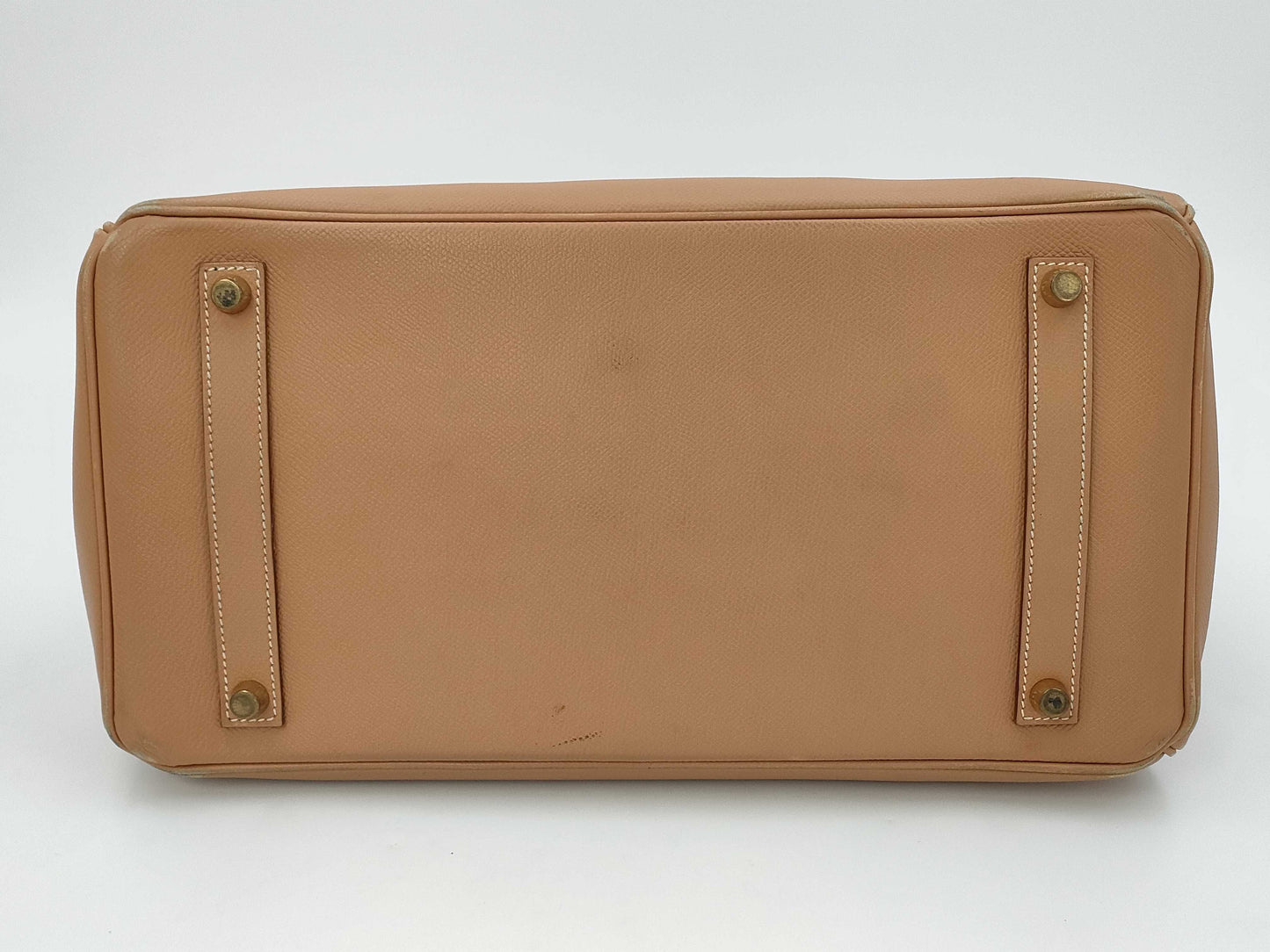 HERMES Birkin 35 □C Brown Handbag