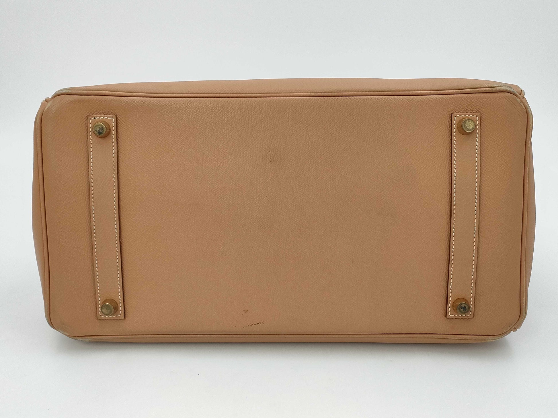 HERMES Birkin 35 □C Brown Handbag