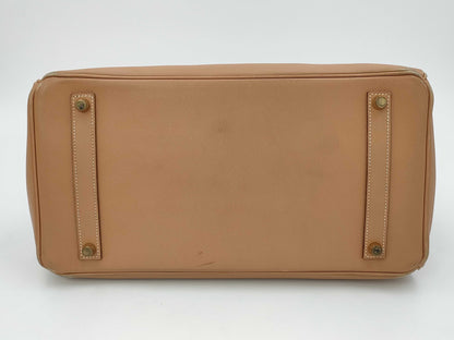 HERMES Birkin 35 □C Brown Handbag