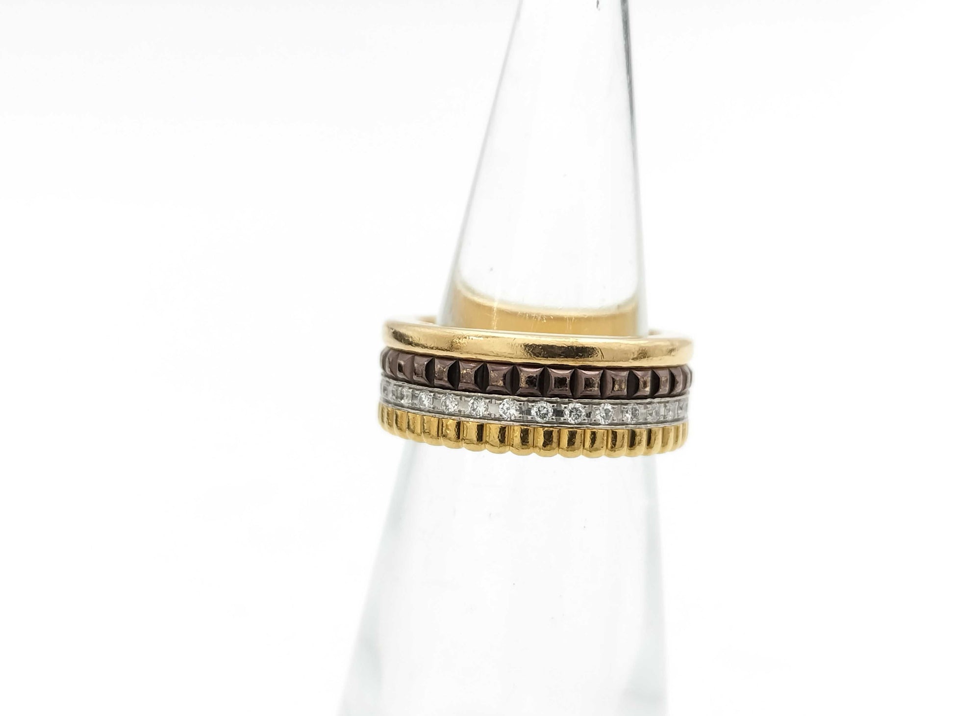 BOUCHERON Quatre Classic T45 Diamond OR750 9.2g Ring 