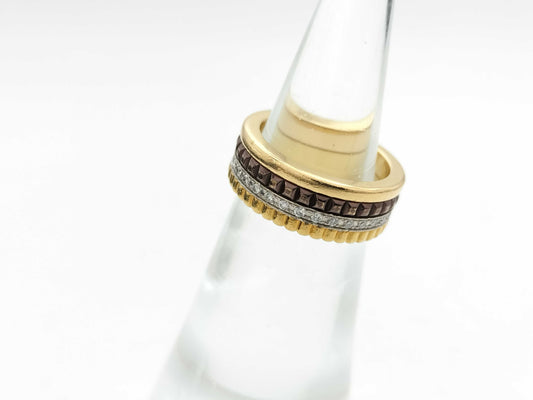 BOUCHERON Quatre Classic T45 Diamond OR750 9.2g Ring 