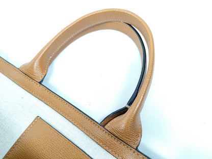 Valextra Canvas Tote Bag
