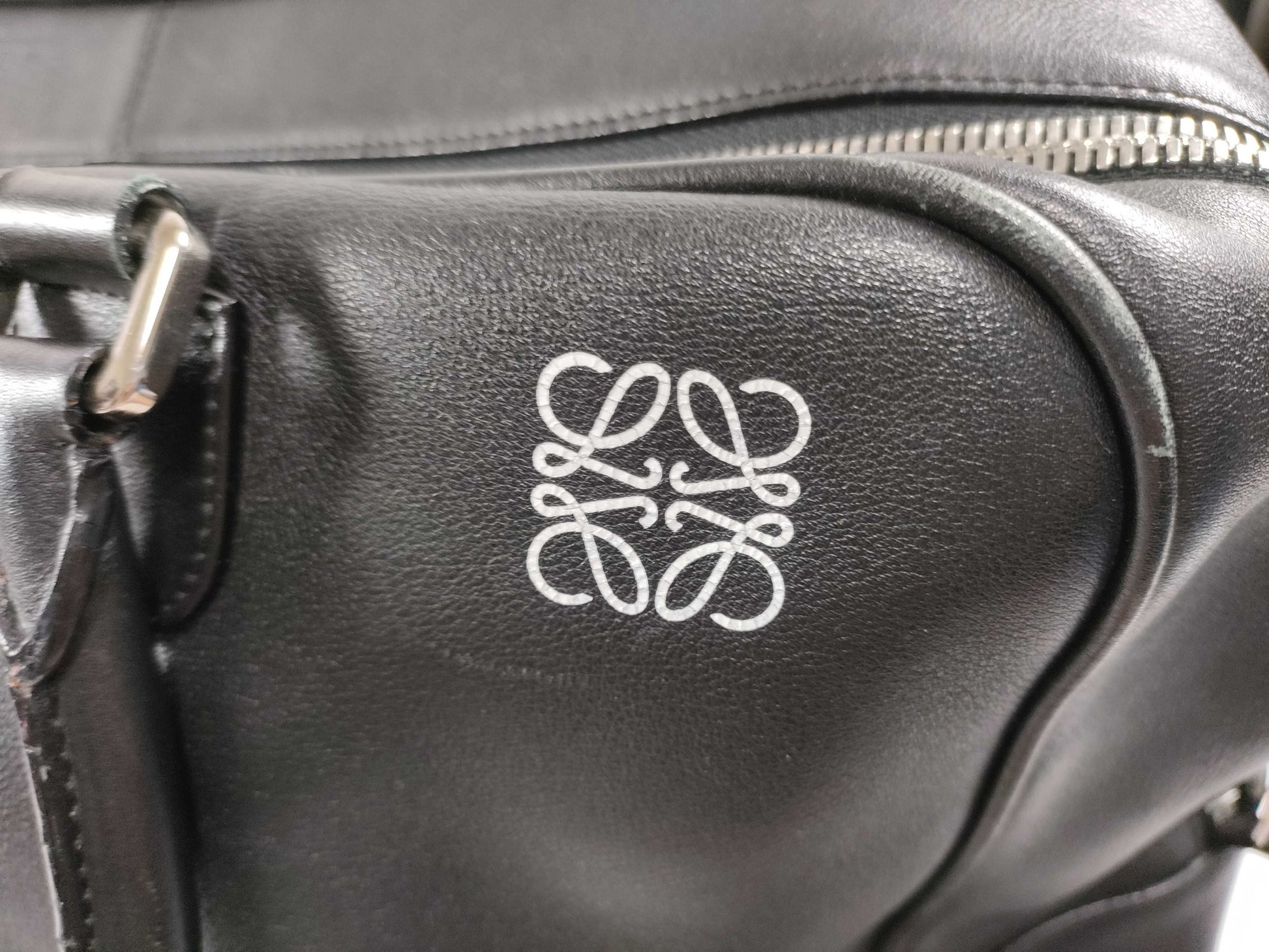 LOEWE Amazona Black Boston Bag