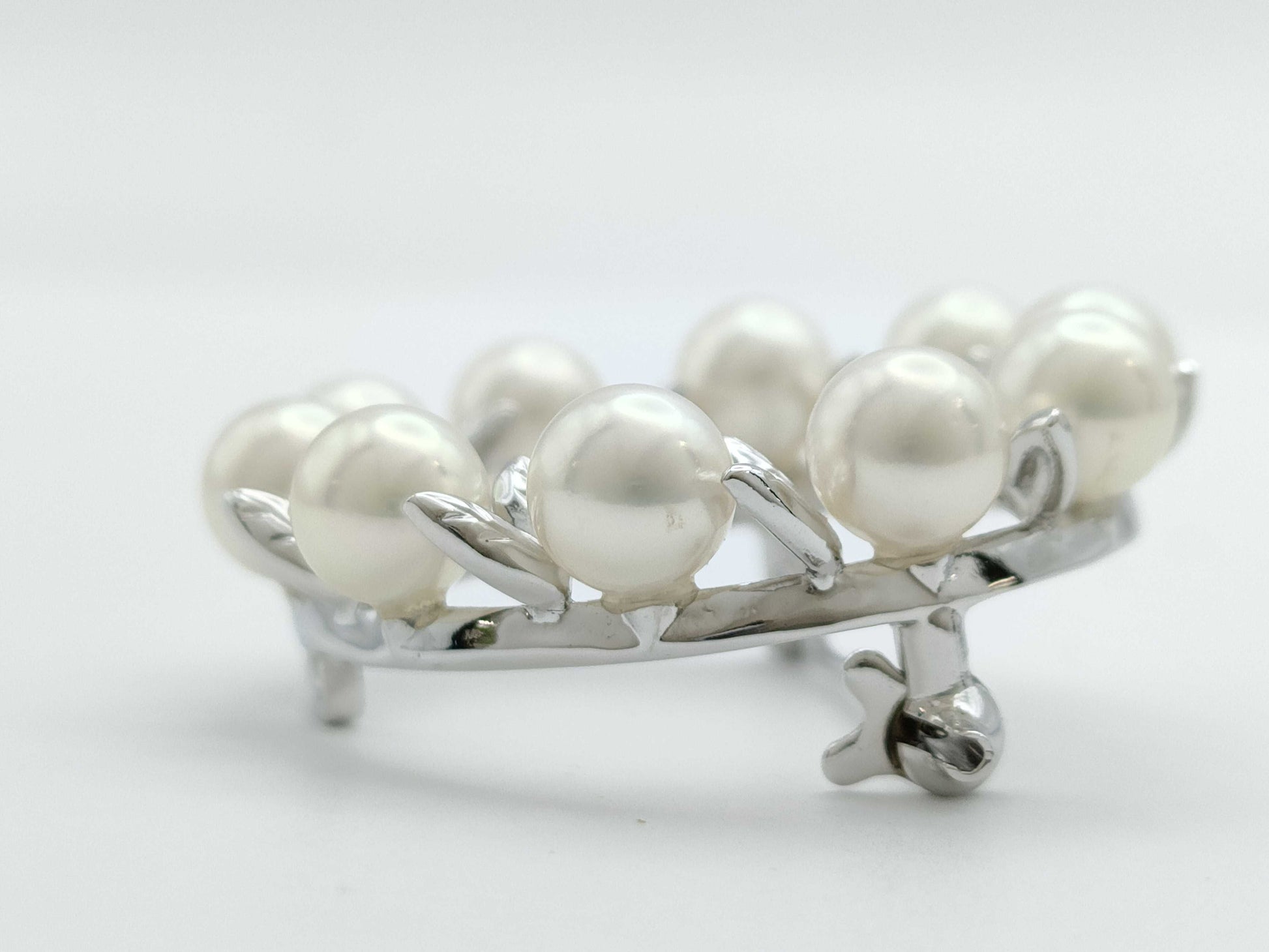 TASAKI Pearl Diameter Approx. 6.0mm-6.1mm Silver 7.8g Brooch 