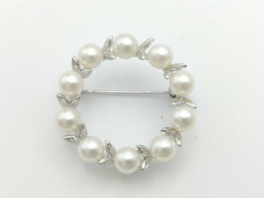 TASAKI Pearl Diameter Approx. 6.0mm-6.1mm Silver 7.8g Brooch 