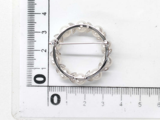 TASAKI Pearl Diameter Approx. 6.0mm-6.1mm Silver 7.8g Brooch 