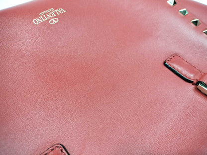 VALENTINO Valentino Garavani Rockstud Leather 2-Way Handbag