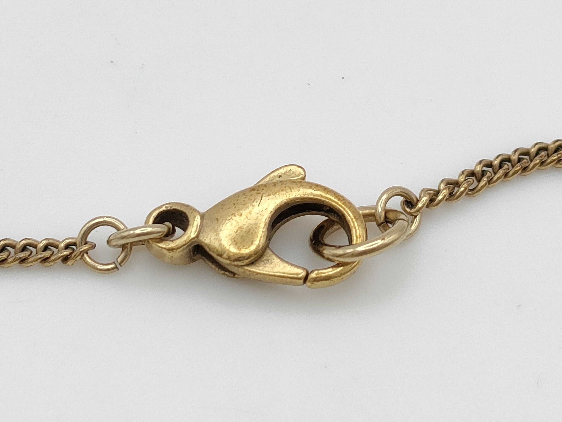CHANEL 02P Coco Mark Necklace Rhinestone Necklace