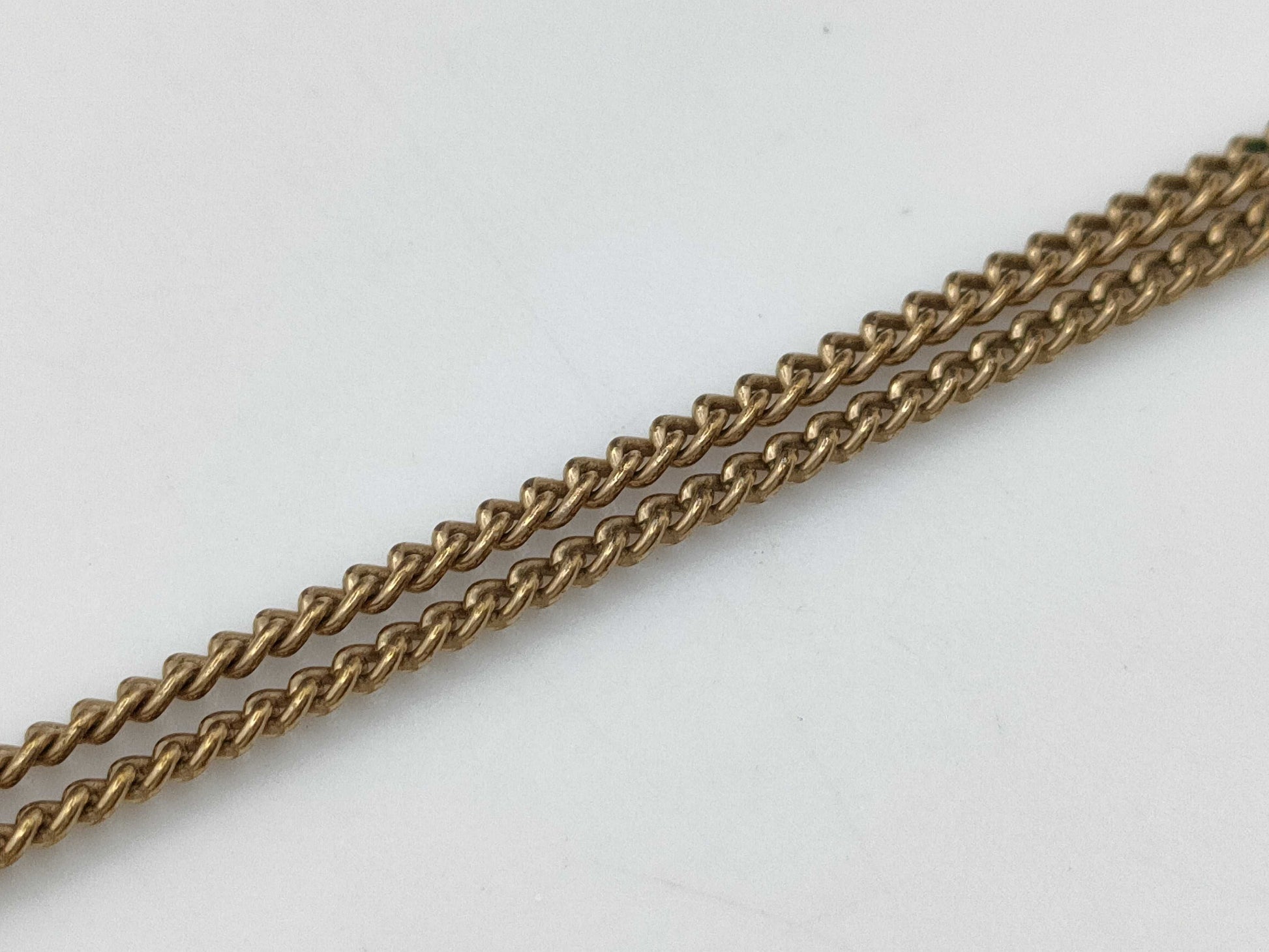 CHANEL 02P Coco Mark Necklace Rhinestone Necklace