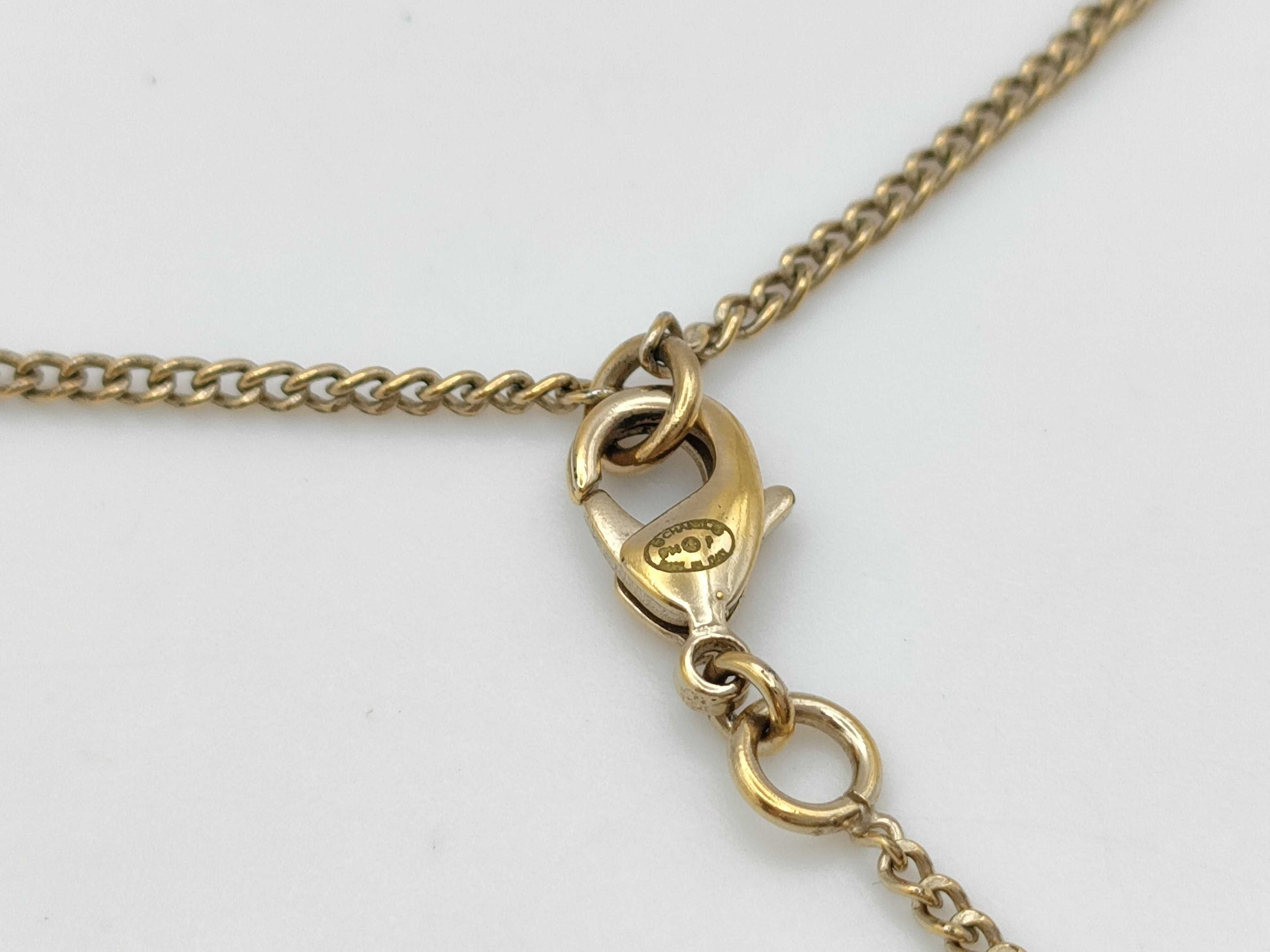 CHANEL B14P Coco Mark Pearl Necklace Necklace