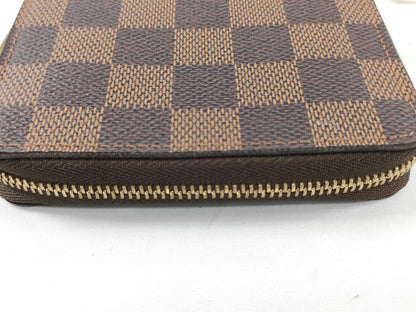 LOUIS VUITTON SR 0183 RFID Unverified Damier Louis Vuitton Zippy Coin Purse Damier Coin Case