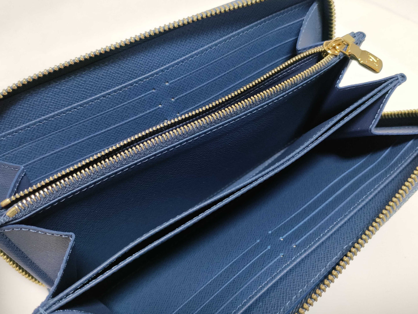 LOUIS VUITTON RFID Verified, Serial Number Unverifiable, Monogram Denim Bag, Zippy Wallet, LV Remix Denim Wallet