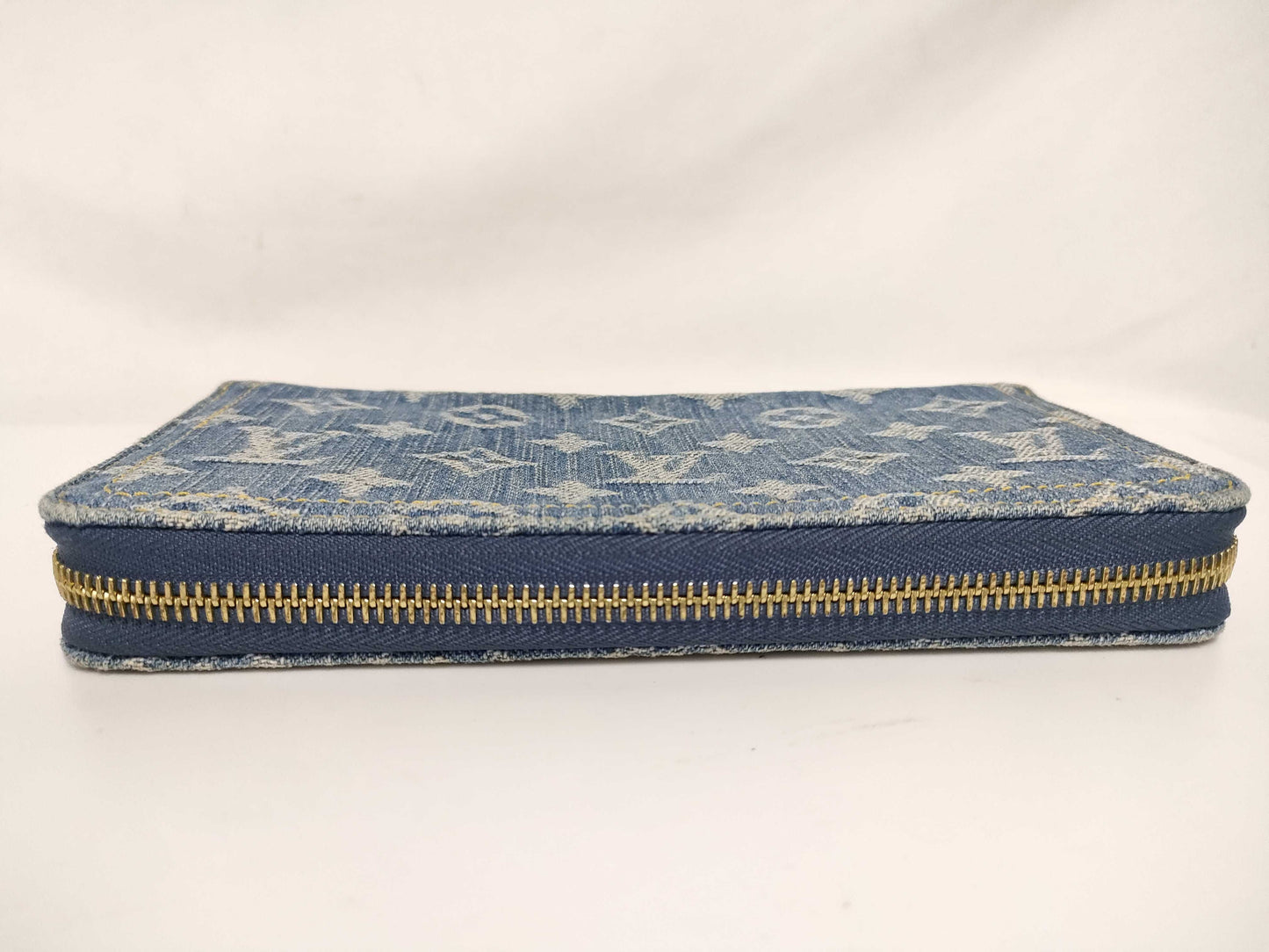 LOUIS VUITTON RFID Verified, Serial Number Unverifiable, Monogram Denim Bag, Zippy Wallet, LV Remix Denim Wallet