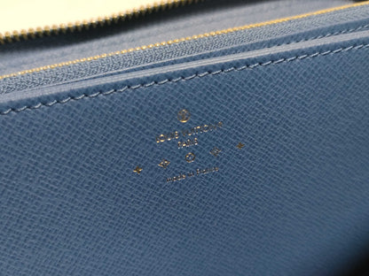 LOUIS VUITTON RFID Verified, Serial Number Unverifiable, Monogram Denim Bag, Zippy Wallet, LV Remix Denim Wallet