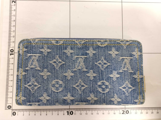 LOUIS VUITTON RFID Verified, Serial Number Unverifiable, Monogram Denim Bag, Zippy Wallet, LV Remix Denim Wallet