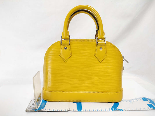 LOUIS VUITTON AA0186 Epi Alma BB Handbag with Strap, Padlock, 2 Keys, and Bag 250715#01