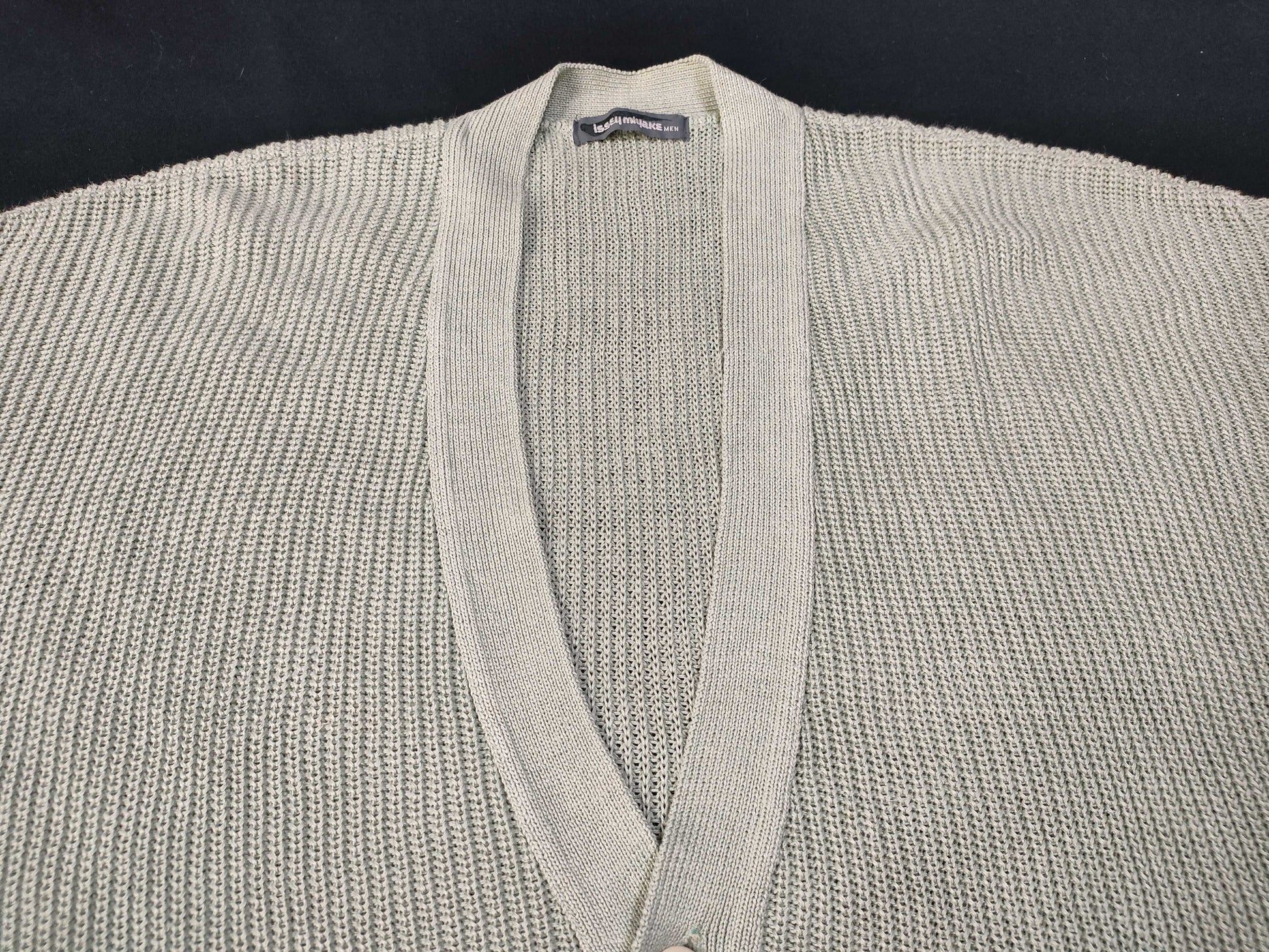 ISSEY MIYAKE [80s Brush Tag On Limit Period Archive] ISSEY MIYAKE MEN Linen Cardigan