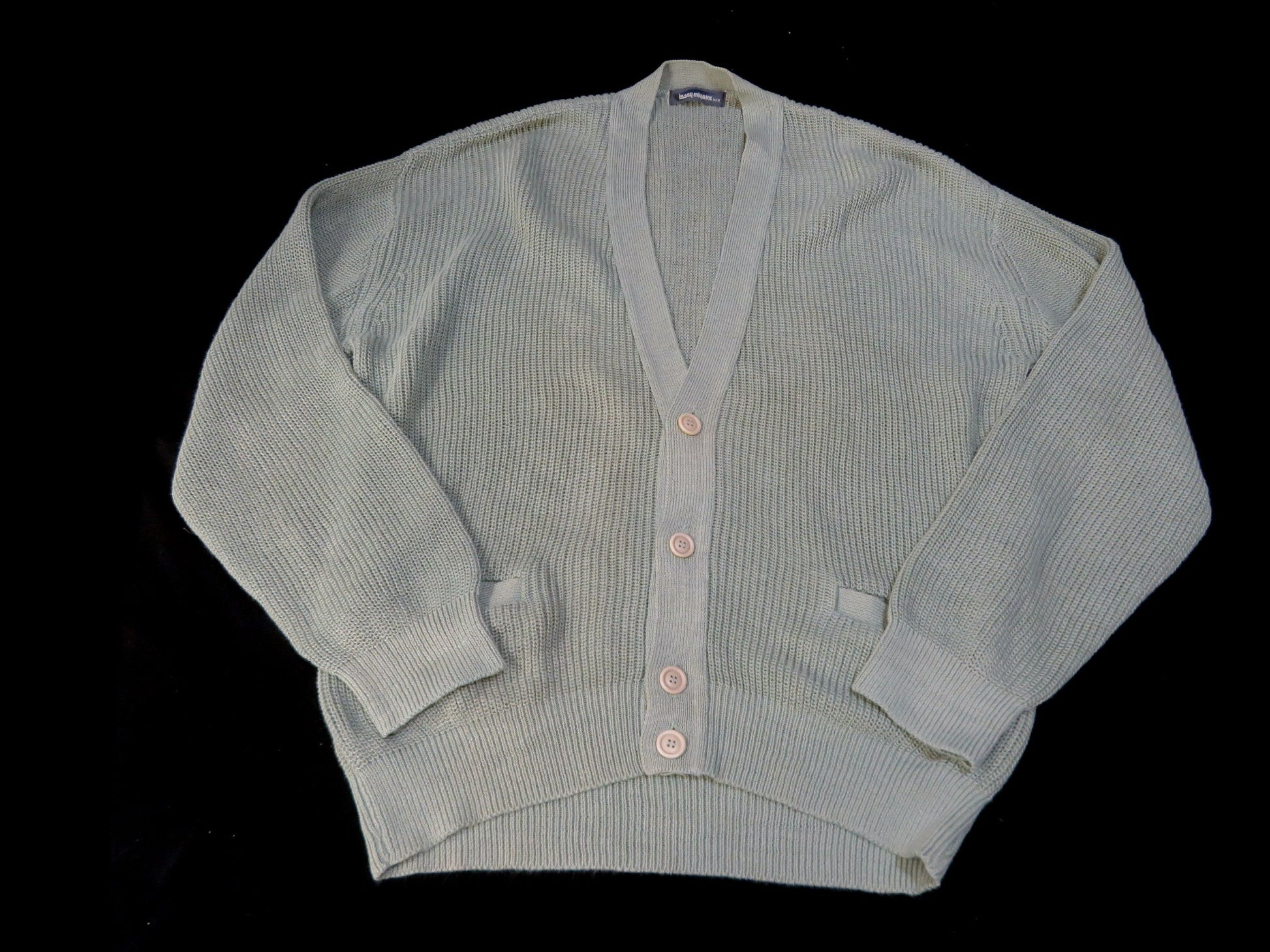 ISSEY MIYAKE [80s Brush Tag On Limit Period Archive] ISSEY MIYAKE MEN Linen Cardigan