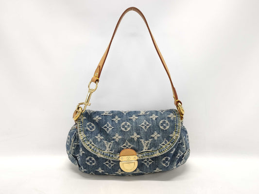 LOUIS VUITTON Monogram Denim Mini Pretty Shoulder Bag M95050