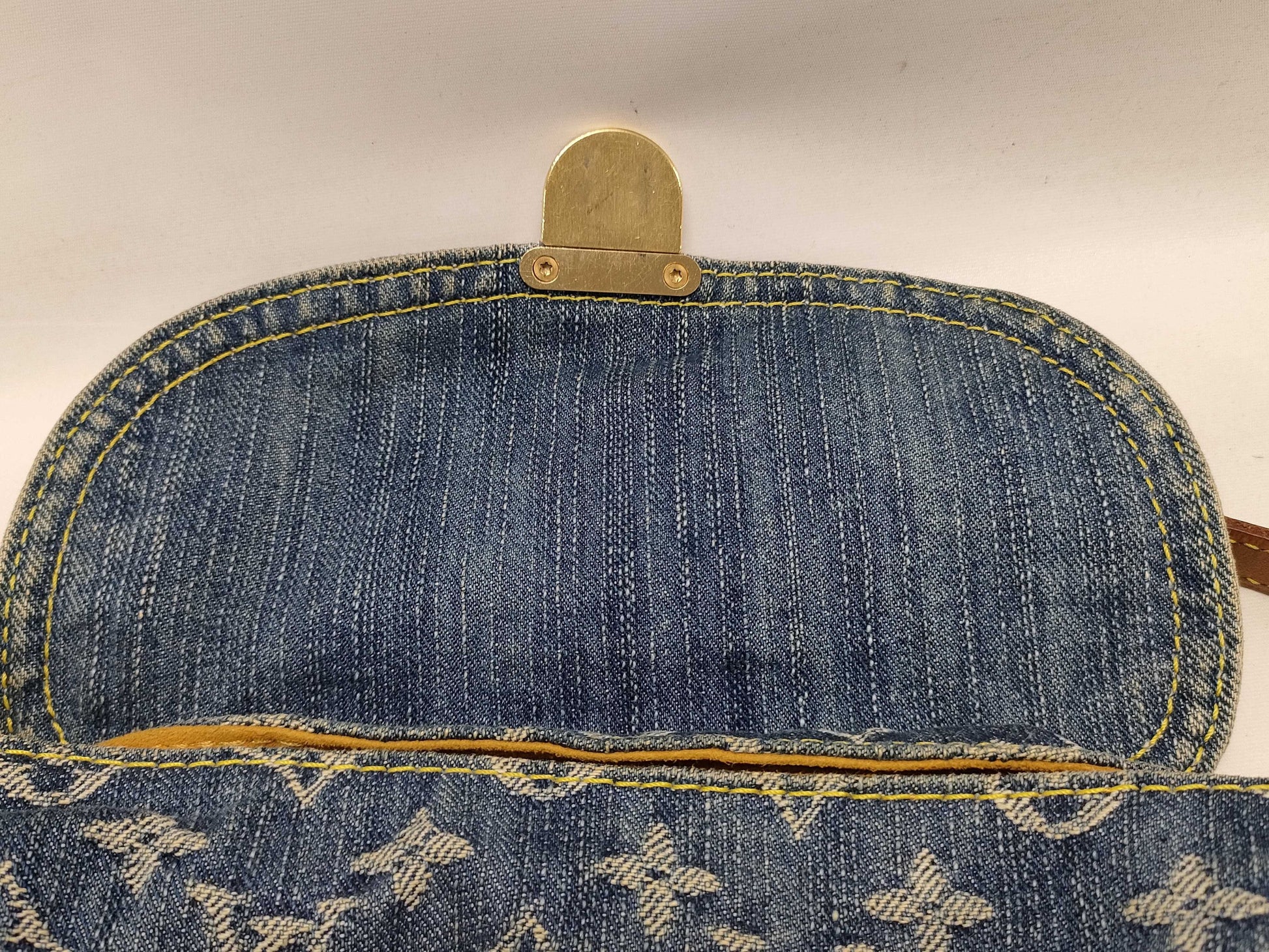 LOUIS VUITTON Monogram Denim Mini Pretty Shoulder Bag M95050