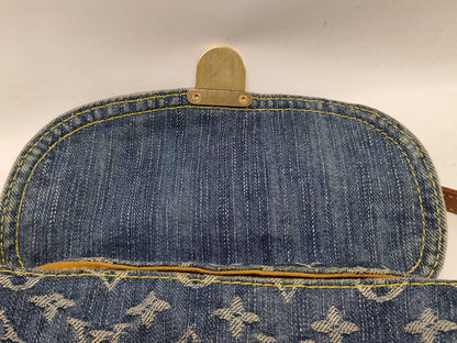 LOUIS VUITTON Monogram Denim Mini Pretty Shoulder Bag M95050