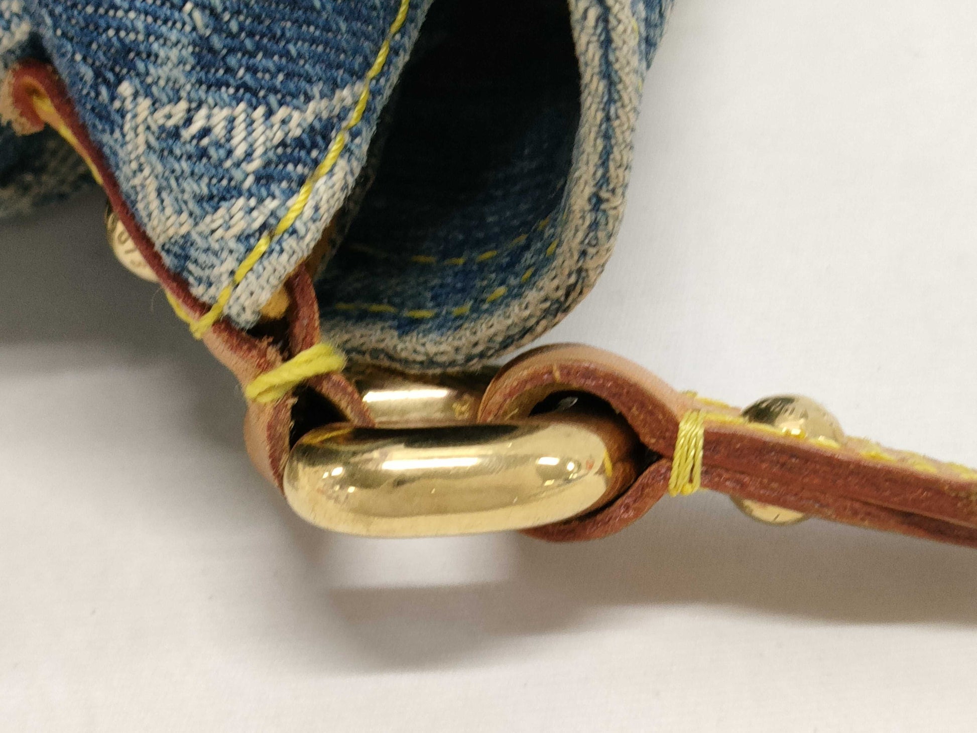 LOUIS VUITTON Monogram Denim Mini Pretty Shoulder Bag M95050