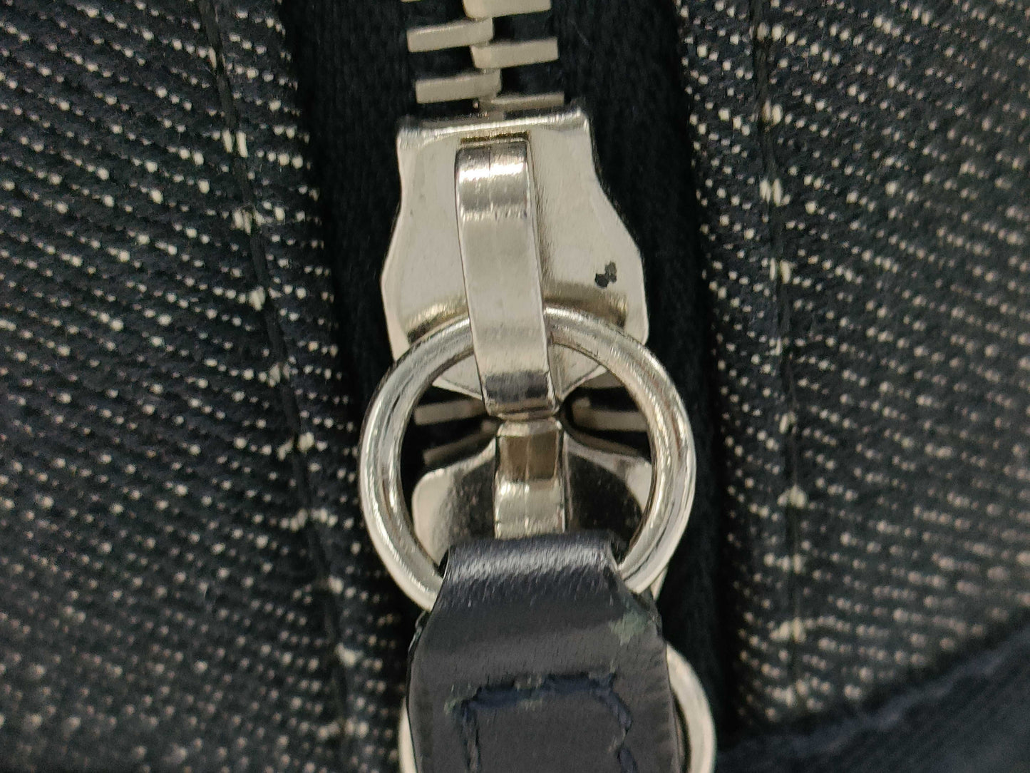 CHANEL Deauville Denim Bowling Shoulder Bag