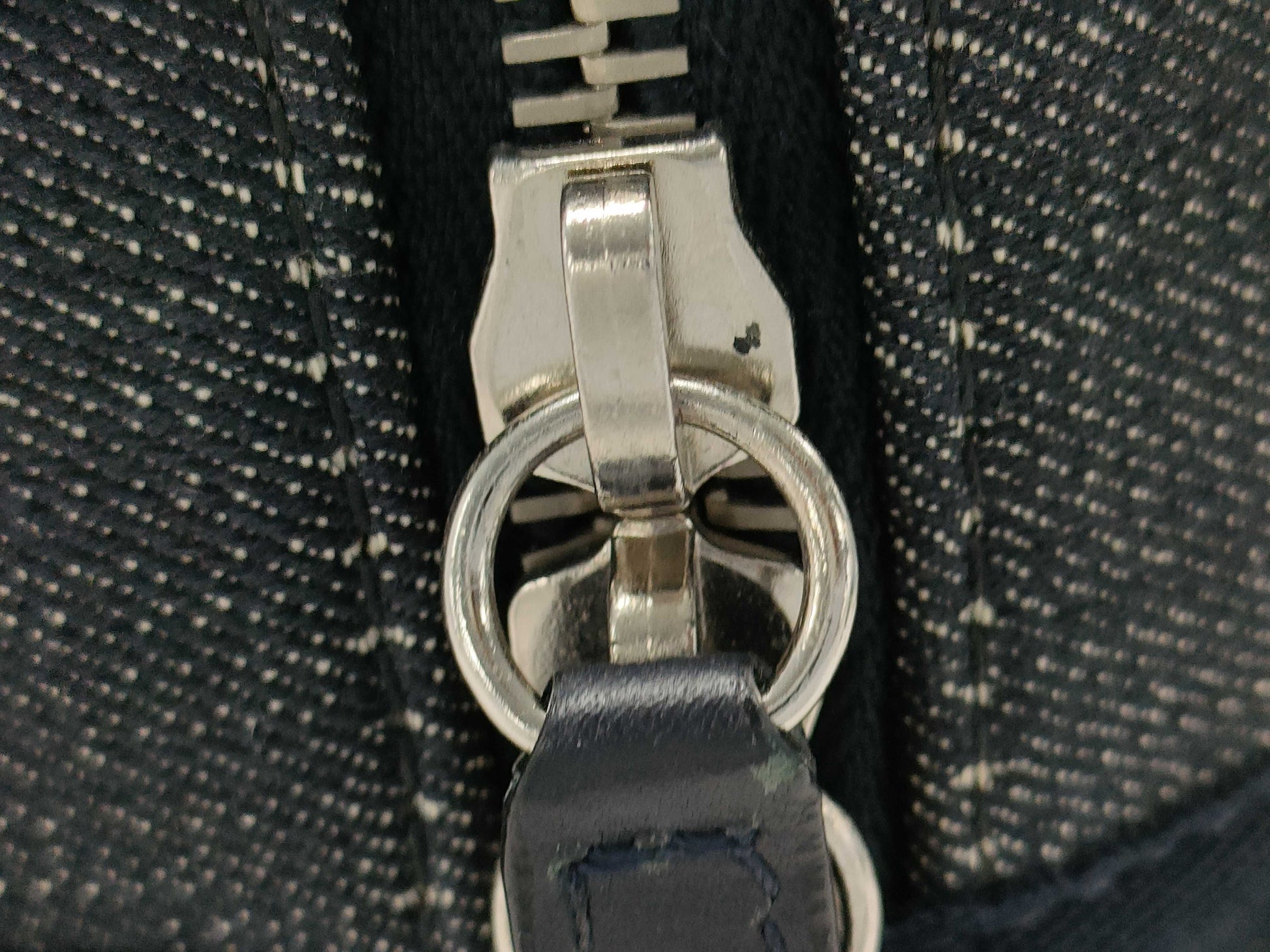 CHANEL Deauville Denim Bowling Shoulder Bag