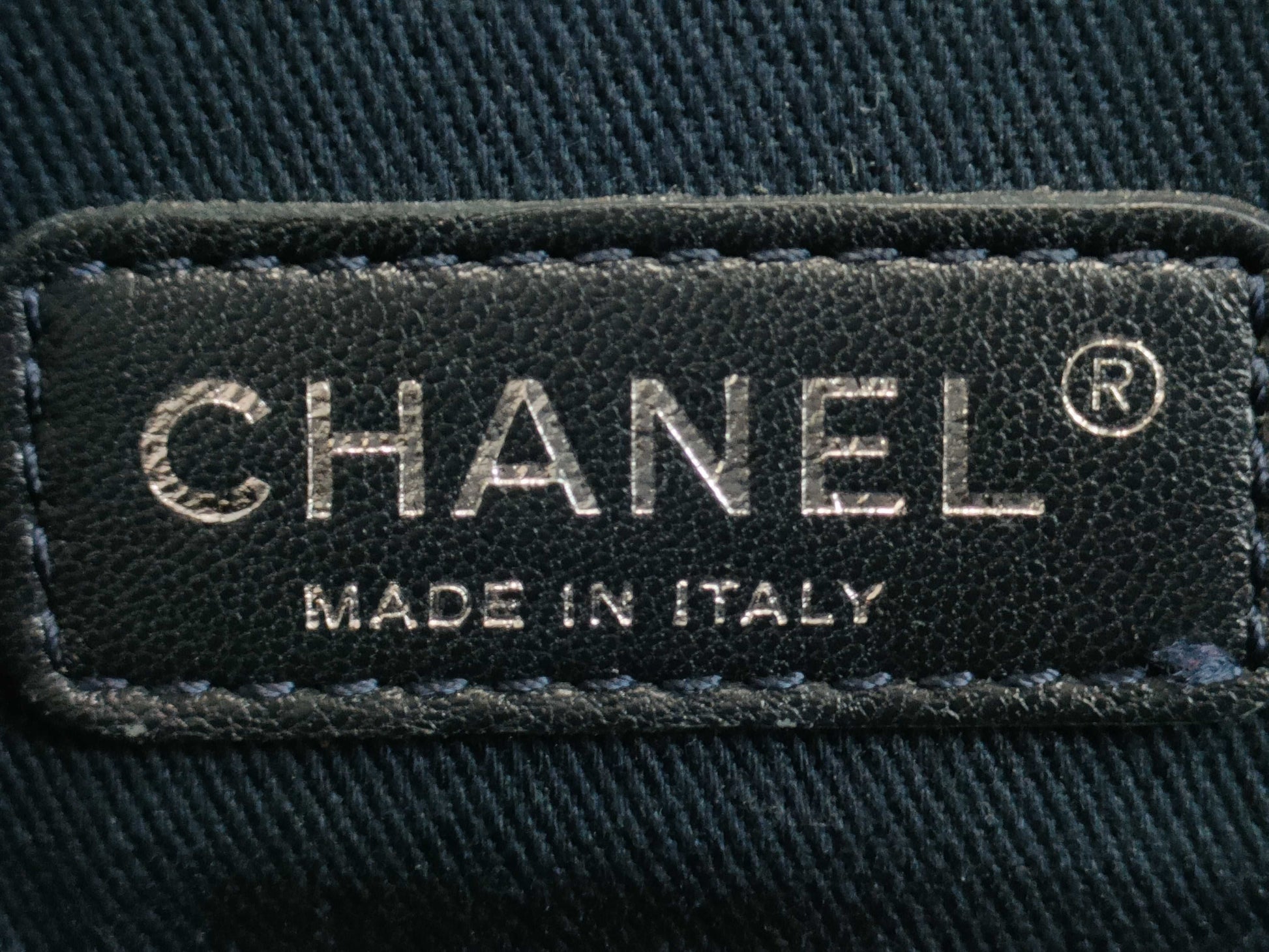 CHANEL Deauville Denim Bowling Shoulder Bag