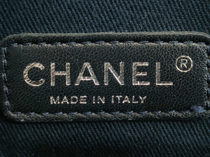 CHANEL Deauville Denim Bowling Shoulder Bag