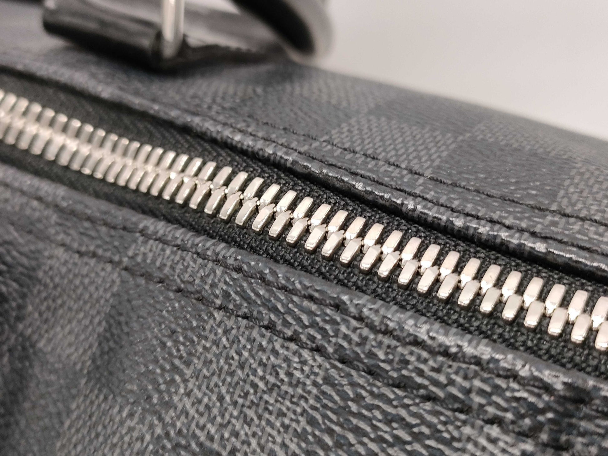 LOUIS VUITTON Louis Vuitton Damier Graphite Keepall Bandouliere 45 N41057 Boston Bag