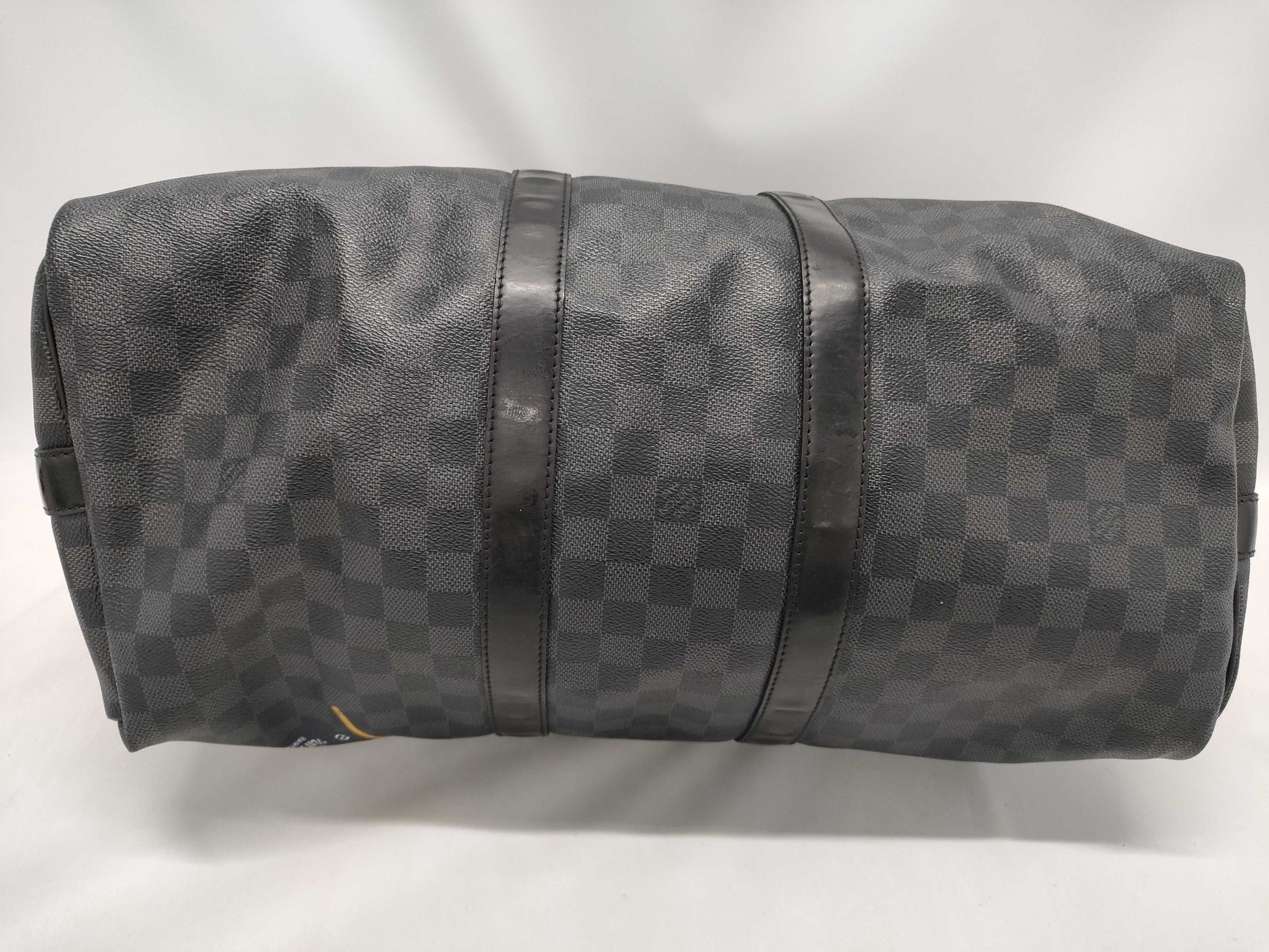 LOUIS VUITTON Louis Vuitton Damier Graphite Keepall Bandouliere 45 N41057 Boston Bag