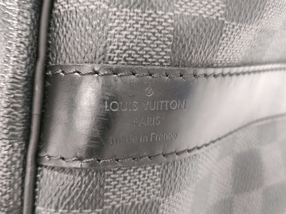 LOUIS VUITTON Louis Vuitton Damier Graphite Keepall Bandouliere 45 N41057 Boston Bag