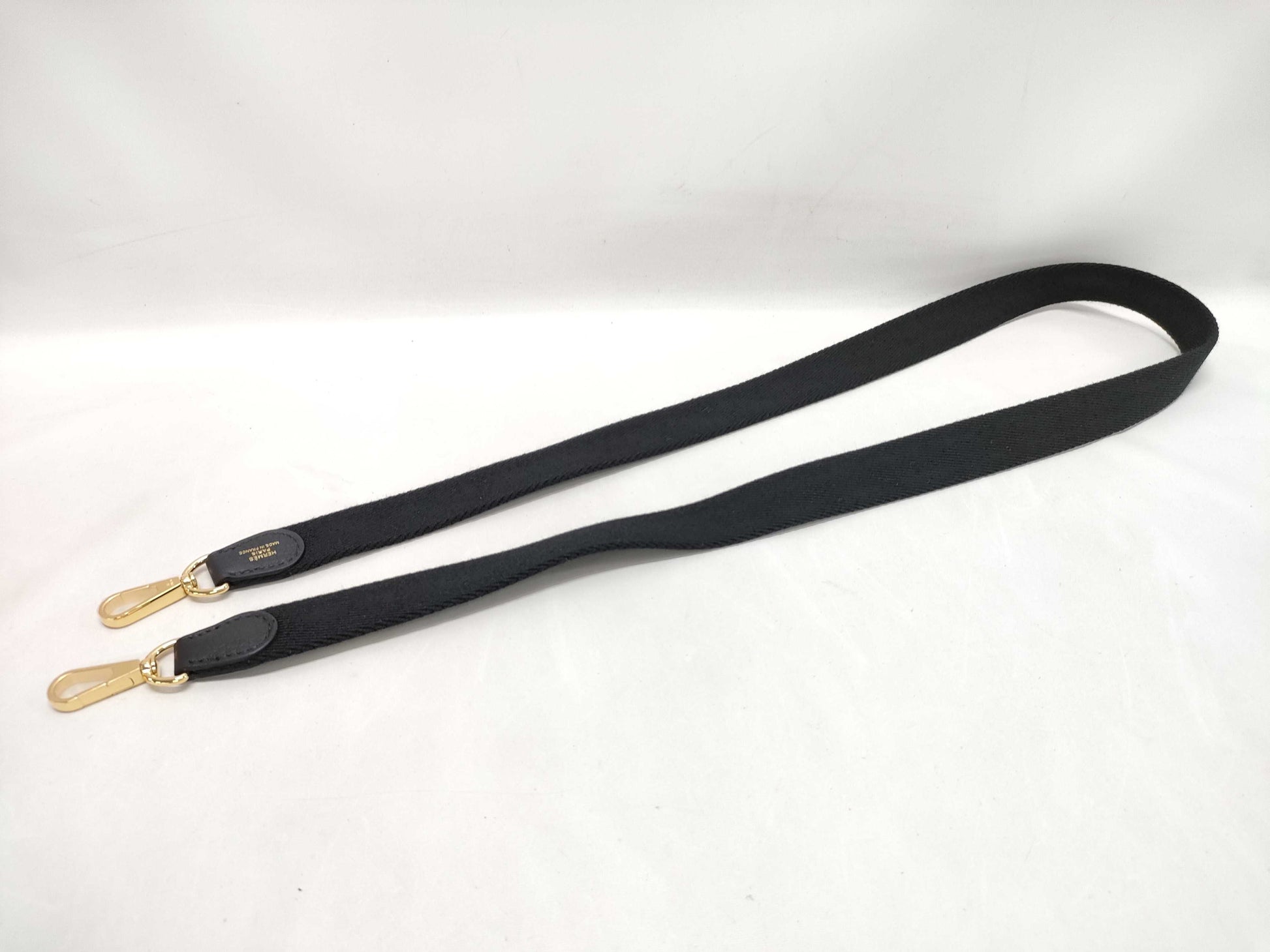 HERMES Evelyn TPM Black Taurillon Clemence Leather Handbag with Gold Hardware, Double Stamp