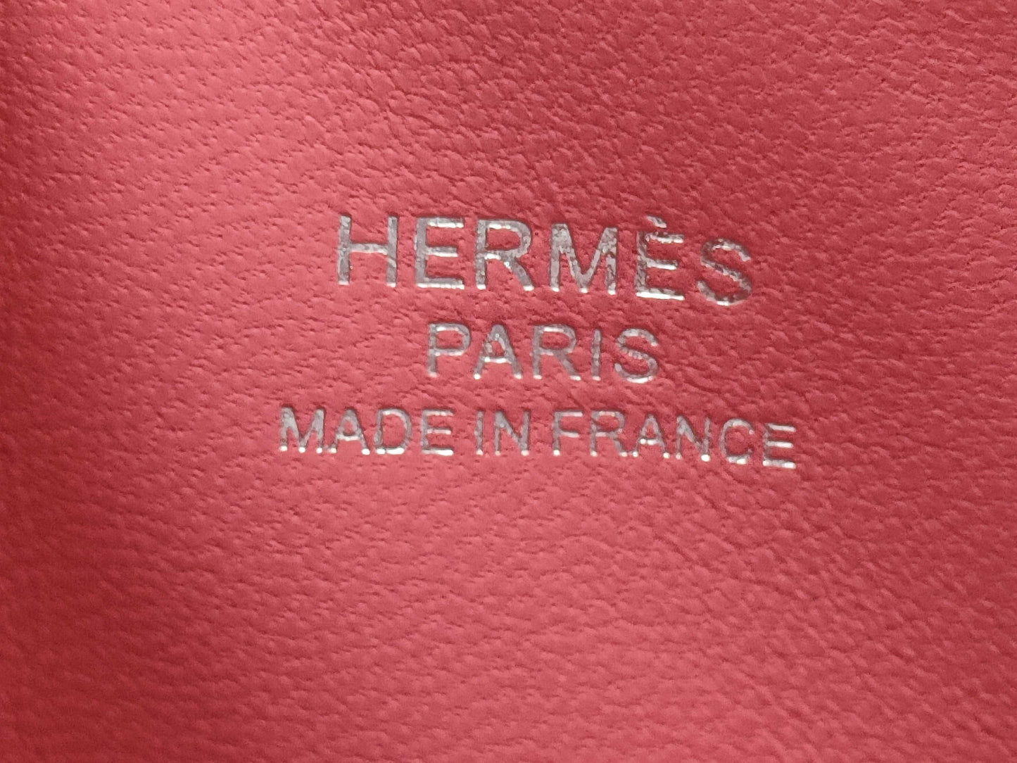 HERMES Bolide 1923 Mini Rose Azalee Evercolor Handbag with Silver Hardware and K Stamp