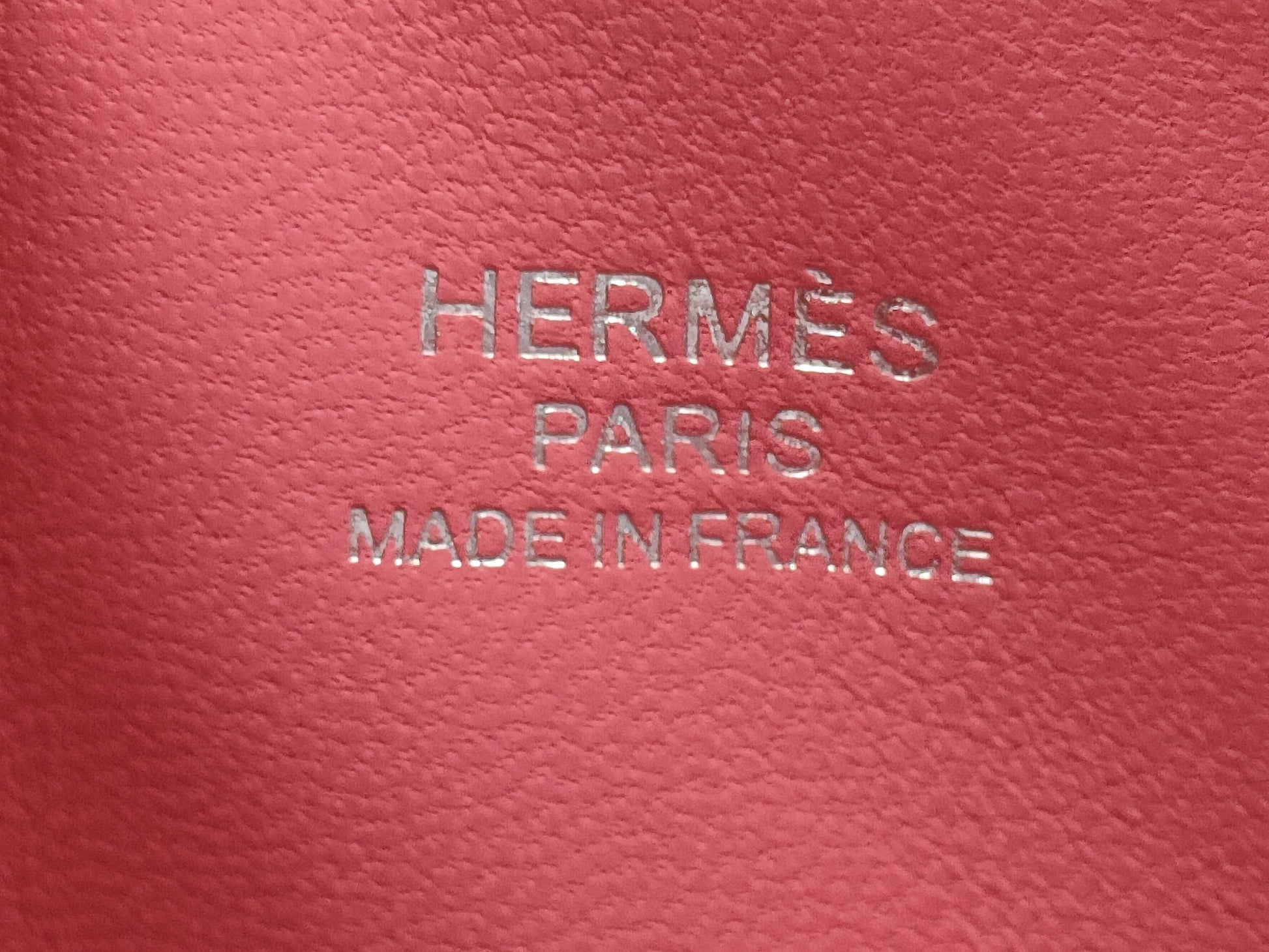 HERMES Bolide 1923 Mini Rose Azalee Evercolor Handbag with Silver Hardware and K Stamp